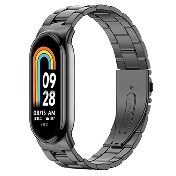 Xiaomi Smart Band 8 Remienok z nehrdzavejúcej ocele - čierny