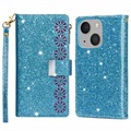Séria Starlight iPhone 14 Plus Peňaženka - Modrá