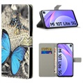 Séria štýlu Xiaomi Mi 10t Lite 5G Pase Wallet - Blue Butterfly