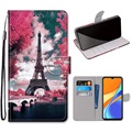 Štýl série Xiaomi Redmi 9c, Redmi 9c NFC Wallet Case - Eiffel Tower