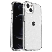 Štýlové hybridné puzdro série Glitter na iPhone 15