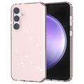 Samsung Galaxy S23 FE TPU Puzdro zo Série Stylish Glitter - Ružová