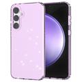 Samsung Galaxy S23 FE TPU Puzdro zo Série Stylish Glitter - Fialová