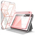 Supcase Cosmo iPad Mini (2021) Folio Case - Pink Mramor