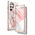 Supcase Cosmo Samsung Galaxy S23 Ultra 5G Hybrid Case - Pink Mramor