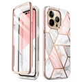 Supcase Cosmo iPhone 14 Pro Hybrid Case - Pink Mramor