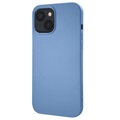 Taktický zamat smoothie iPhone 13 puzdro - modrá