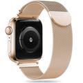 Apple Watch Series 9/8/SE (2022)/7/SE/6/5/4/3/2/1 Tech-Protect Milanese Strap (Open Box - Bulk Satisfactory) - Gold