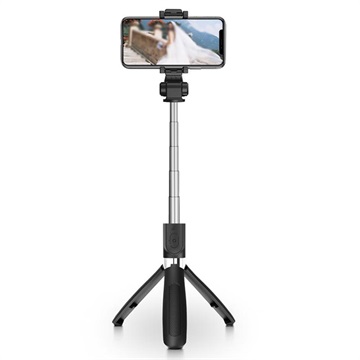 Tech -protect L01S Bluetooth Selfie Stick s statívom - čierny