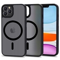 Puzdro iPhone 11 Pro Tech-Protect Magmat – kompatibilné s MagSafe – Priesvitná čierna
