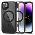 Puzdro iPhone 15 Tech-Protect Magmat – kompatibilné s MagSafe – Čierna / priehľadná