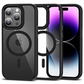 Puzdro iPhone 15 Pro Max Tech-Protect Magmat – kompatibilné s MagSafe – Čierna / priehľadná