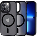 Puzdro iPhone 13 Pro Max Tech-Protect Magmat – kompatibilné s MagSafe – Priesvitná čierna