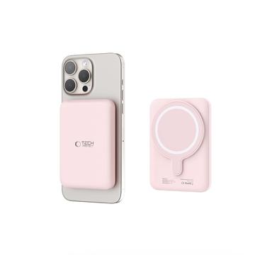 Magnetická Bezdrôtová Power Banka Tech-Protect PB10 LifeMag - 15W - Ružová