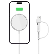 Tech-Protect QI15W-A25 Magnetic Wireless Charger - 15W - White