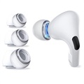 AirPods Pro/AirPods Pro 2 Tech-Protect Silicone Ear Tips - S, M, L - White
