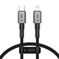 Tech-Protect UltraBoost DNA Lightning Cable - PD 27W/3A, 25cm - Iron Grey