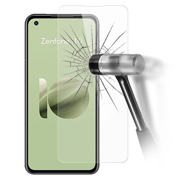 Asus Zenfone 10 Ochranná sklenená sklenená obrazovka - Case Friendly - čistá