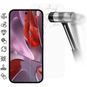 Google Pixel 9a Ochrana Obrazovky z Tvrdeného skla - Case Friendly - Priehľadné