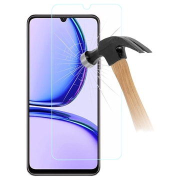 Realme C53 Temperované Sklenené Chránič Obrazovky - Case Friendly - číry