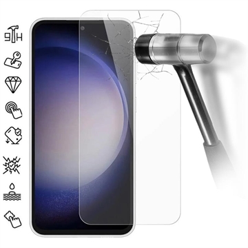 Samsung Galaxy S23 FE Ochranná sklenená sklenená obrazovka - Case Friendly - čistá