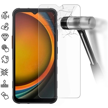 Samsung Galaxy XCover7 Pro Tempered Glass Screen Protector - 9H - Case Friendly - Transparent