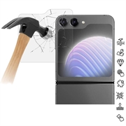 Samsung Galaxy Z Flip6 Ochrana Obrazovky z Tvrdeného skla - Case Friendly - Priehľadné