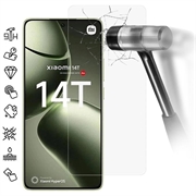Xiaomi 14T/14T Pro Ochrana Obrazovky z Tvrdeného skla - Case Friendly - Priehľadné