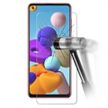 Samsung Galaxy A21S Temperovaný sklenený chránič obrazovky - 9H, 0,3 mm - číry
