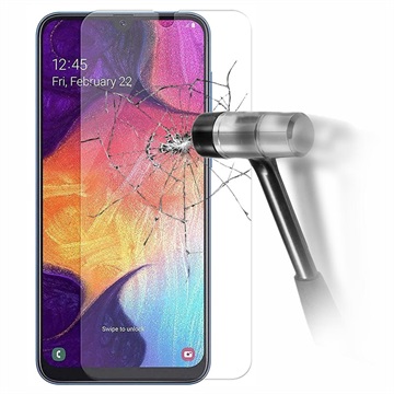 Samsung Galaxy A50 Temperovaný sklenený chránič obrazovky - 9H, 0,3 mm - číry