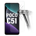 Xiaomi Poco C51 Ochranná sklenená sklenená obrazovka - 9H, 0,3 mm - čistá