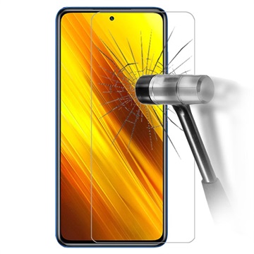 Xiaomi POCO x3 NFC Temperovaný sklenený chránič obrazovky - 9H, 0,3 mm - číry