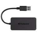 Transcend Hub2 USB 3.1 Gen 1 Hub - USB -A - Čierna