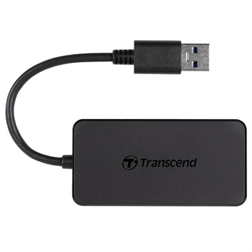 Transcend Hub2 USB 3.1 Gen 1 Hub - USB -A - Čierna