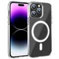 iPhone 15 Pro Max MagSafe Compatible Hybridné Puzdro - Transparentné