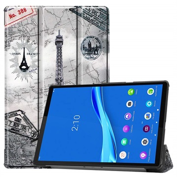 Tri -Fold Series Lenovo Tab M10 FHD Plus folia Case - Eiffel Tower