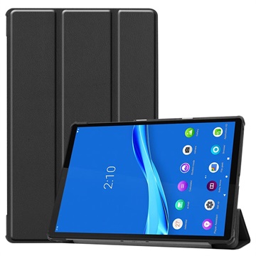 Tri -Fold Series Lenovo tab m10 fhd plus folio puzdro - čierna