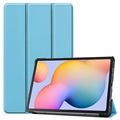 Tri -násobné série Samsung Galaxy Tab S6 Lite 2020/2022/2024 Folio Case - Baby Blue