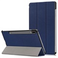 Tri -násobná séria Samsung Galaxy Tab S7 Fe Smart Folio Case - Blue
