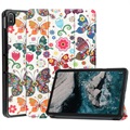 Tri -násobná séria Nokia T20 Smart Folio Case - Butterflies