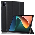 Xiaomi Pad 6/Pad 6 Pro Smart Folio Puzdro Série Tri-Fold - Čierne