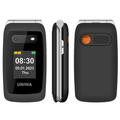 UNIWA V202T 4G Flip Mobile Phone for Elderly - Danish, Finnish, Swedish, English Languages