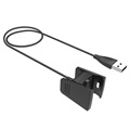 Nabíjací kábel USB pre Fitbit Carge 2 - 0,5 m - čierna
