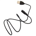 USB magnetický nabíjací kábel pre Smartwatch K12 - 0.6m - čierna