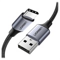 Ugreen rýchly nabíjanie 3.0 USB -C kábel - 3a, 1 m - šedá
