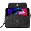 Universal Dual Pocket Horizontal Putter Leather Case - Black