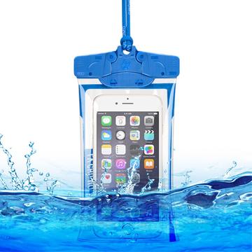 Universal Waterproof Case w. Touch Support - 6.3" - Dark Blue
