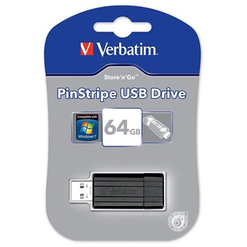 Doslovný prúžk USB Stick - Black - 64 GB