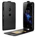 Sony Xperia XZ3 Vertikálne flip puzdro s slotom na kartu