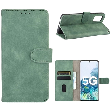 Samsung Galaxy S20 FE/S20 FE 5G Vintage Séria Púzdro do Peňaženky - Zelená